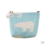 Porte-monnaie léger en tissu à motifs variés