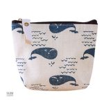 Porte-monnaie compact à imprimé original