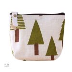 Porte-monnaie versatile en tissu agréable au toucher