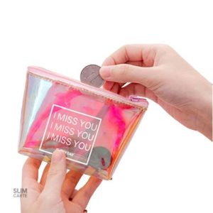 Porte-monnaie élégant en édition holographique