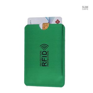 Porte-cartes léger en matériau carbone, protection RFID