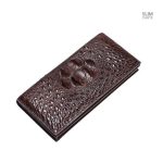 Porte-cartes en cuir crocodile véritable - L’Absolu™