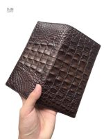 Accessoire en cuir véritable crocodile pour hommes