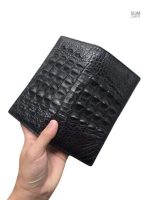 Porte-cartes L’Absolu™ en cuir crocodile durable