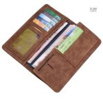 Porte-cartes en cuir véritable, design épuré et pratique