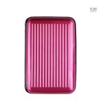 Design élégant en métal rigide pour le rangement des cartes