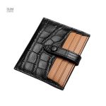 Porte-cartes classique, matière noble en cuir fin