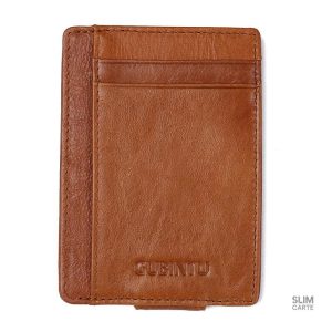 Portefeuille compact et sécurisé pour cartes