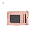 Portefeuille compact en simili cuir avec style