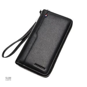 Porte-cartes en cuir Bison Denim, modèle Le Classique™