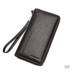 Porte-cartes en cuir, matière noble avec finitions soignées