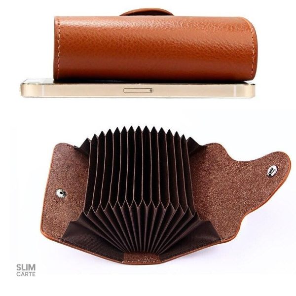 Porte-cartes classique, alliant style et fonctionnalité