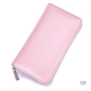 Porte-cartes en cuir, protection RFID intégrée pour sécurité