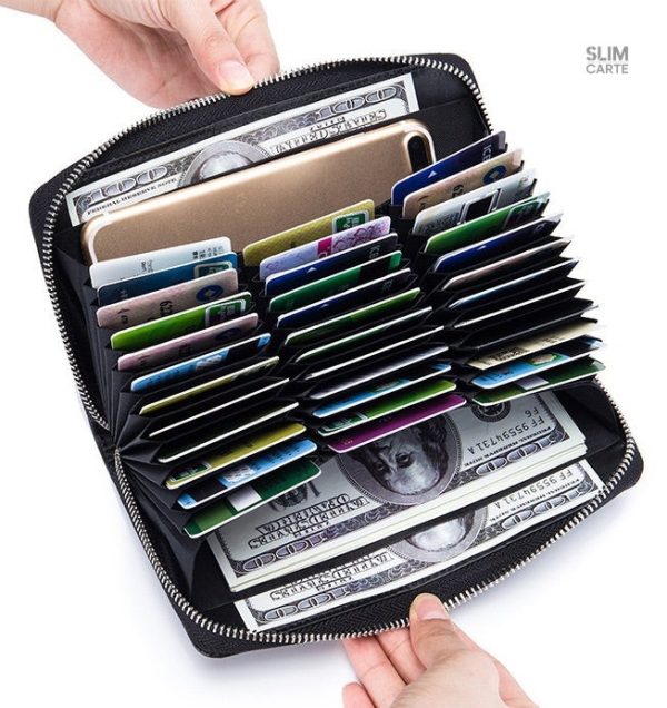 Le Classique : porte-cartes en cuir, style intemporel et fonctionnel