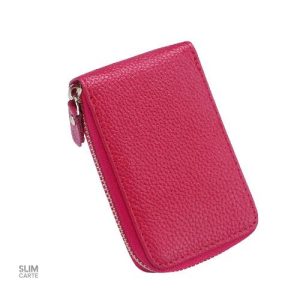 Porte-cartes compact en cuir élégamment conçu