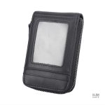 Porte-cartes cuir zippé RFID Le Secur™