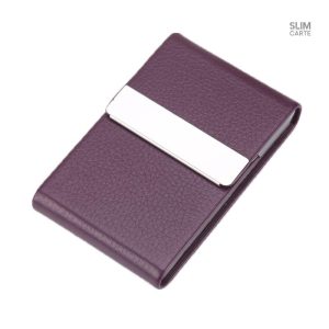 Le Classique™ : porte-cartes design en simili cuir