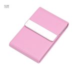 Porte-cartes slim en simili cuir - design classique