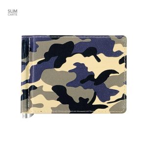 Porte-cartes camouflage en simili cuir - Le Classique™