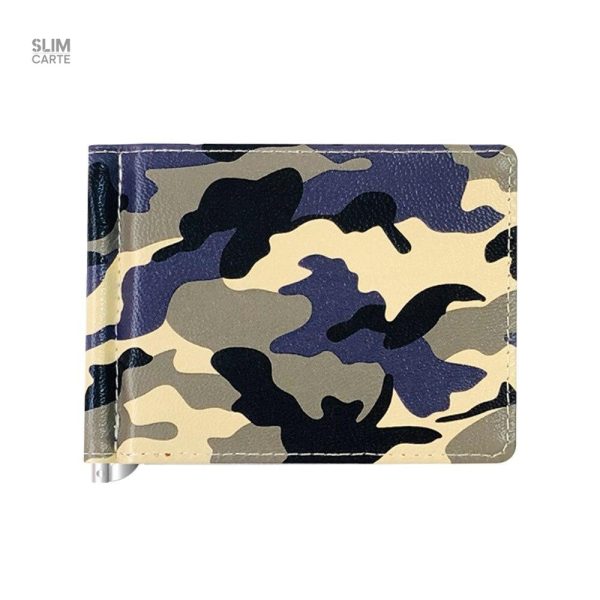 Porte-cartes camouflage en simili cuir - Le Classique™