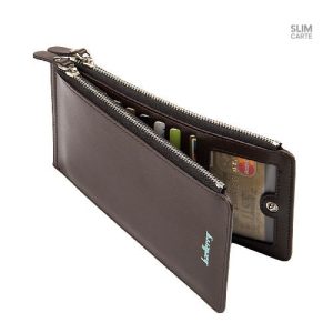 Porte-cartes compact et fonctionnel, style élégant pour homme