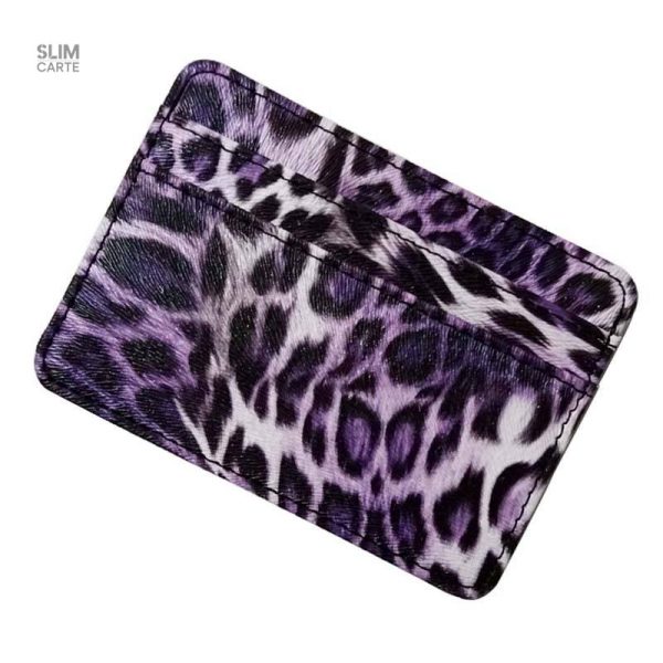 Porte-cartes léopard L’Audacieux™ pour femme