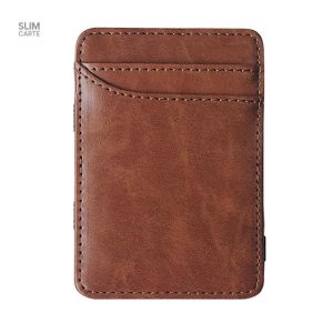 Porte-cartes simili cuir fin classique Le Classique™