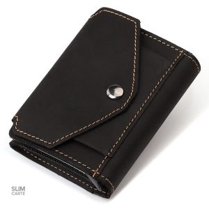 Porte-cartes en cuir Secur™ pour un usage quotidien