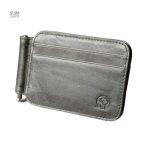 Porte-cartes en cuir avec finitions soignées