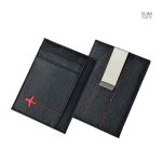 Porte-cartes RFID en cuir, design élégant et pratique