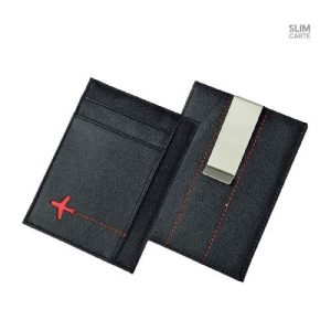 Porte-cartes RFID en cuir, design élégant et pratique