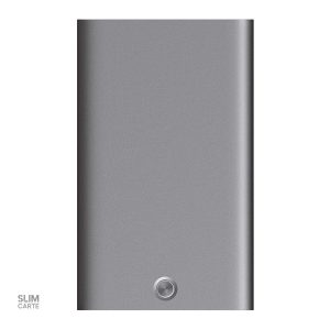 Porte-cartes en métal original Titan, design moderne et élégant