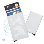 Élégant porte-cartes en métal avec technologie RFID