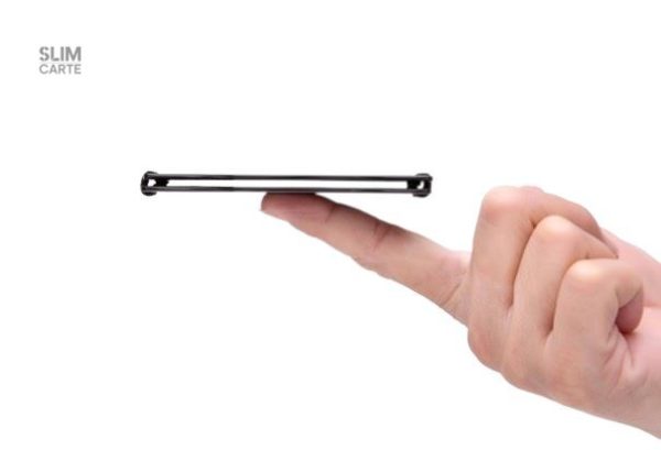 Porte-cartes léger en métal avec système RFID intégré