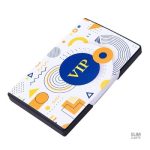 Design minimaliste en métal pour cartes de crédit