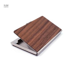 Porte-cartes robuste en métal, parfait pour un usage quotidien