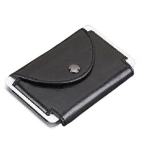 Porte-cartes en simili cuir avec protection RFID