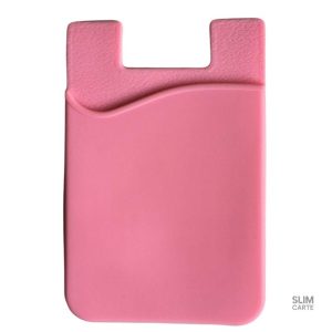 Accessoire fin pour smartphone, porte-cartes en silicone