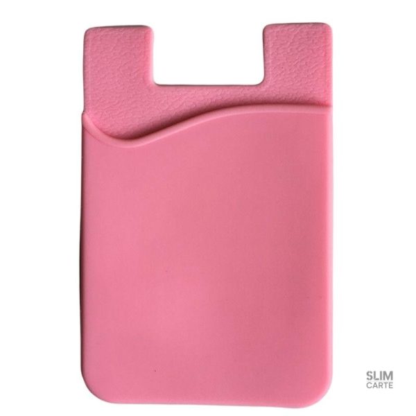 Accessoire fin pour smartphone, porte-cartes en silicone