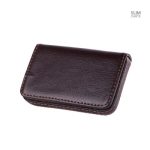 Porte-cartes fin en divers coloris pour femme, simple et élégant