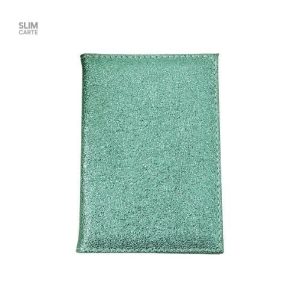 Porte-cartes en simili cuir brillant - Le Classique™