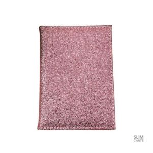 Porte-cartes élégant en simili cuir assorti