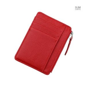 Accessoire minimaliste - Porte-cartes en simili cuir