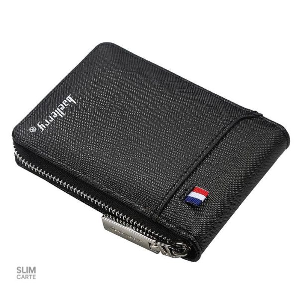 Accessoire élégant pour ranger cartes en simili cuir
