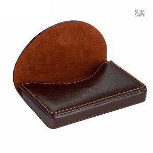 Slim porte-cartes en simili cuir, parfait pour l'organisation