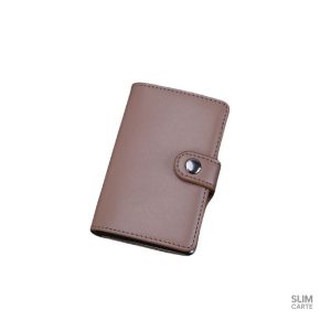 Porte-cartes élégant en cuir avec technologie RFID intégrée