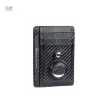 Porte-cartes fin RFID avec emplacement AirTag - Le Secur™