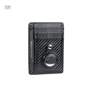 Porte-cartes fin RFID avec emplacement AirTag - Le Secur™