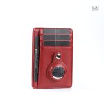 Porte-cartes minimaliste avec fonction AirTag et RFID