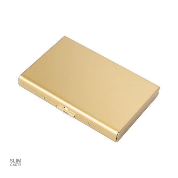 Porte-cartes en aluminium, durabilité et finesse